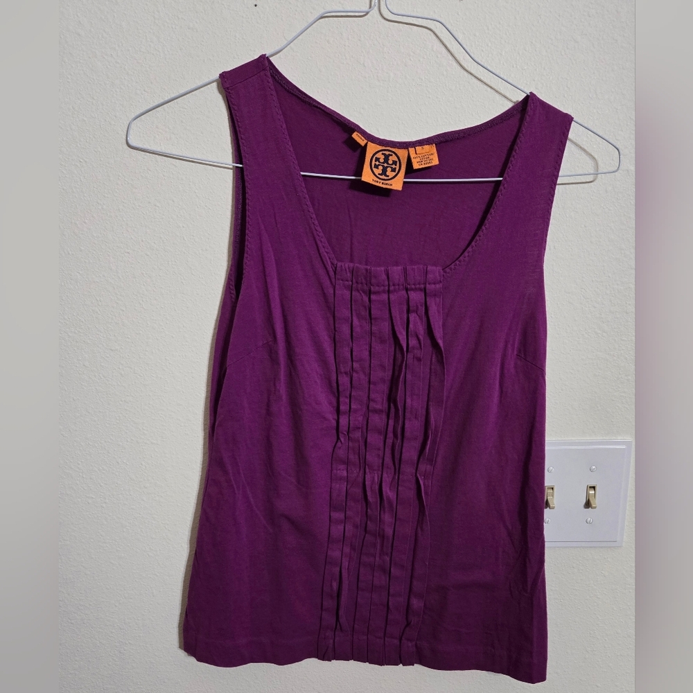 Tory Burch Rich Purple Tank Top